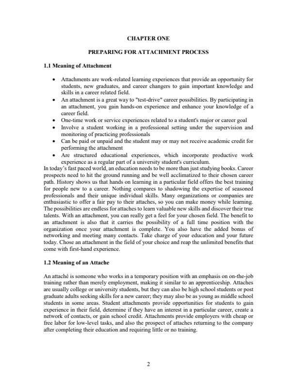 Page 1 – An attachment/Internship study guide – Kenyaplex