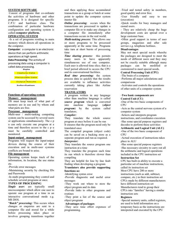 Page 1 – Introduction to Computer Notes – Kenyaplex