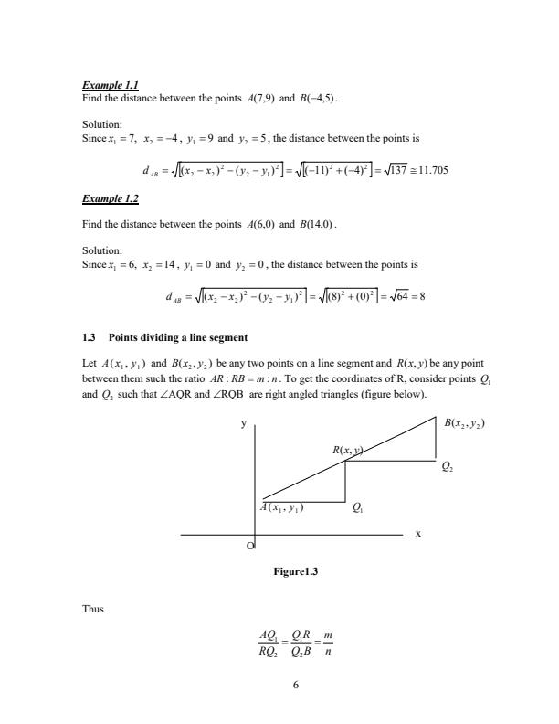 Page 3 – SMA 103: Analytical Geometry Notes – Kenyaplex