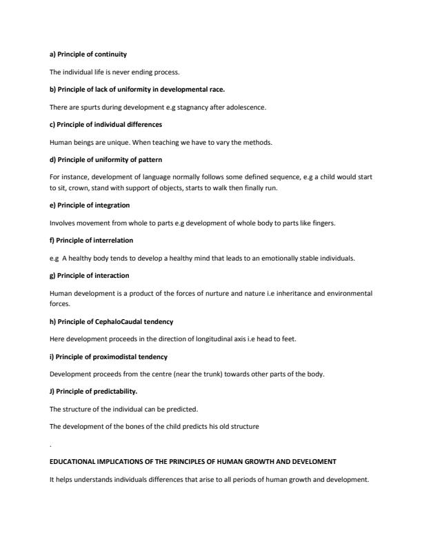 Page 3 – PSY 310: Human Growth and Development Notes – Kenyaplex