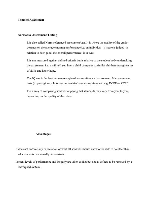 Page 4 – PSY 311: Educational Measurement and Evaluation Notes – Kenyaplex