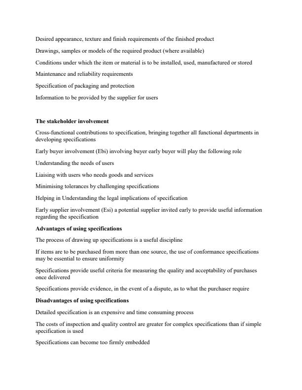 Page 4 – Purchasing and Supply Chain Management Notes – Kenyaplex
