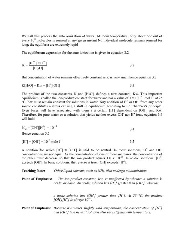 Page 2 – SCH 101: Introduction to Physical Chemistry Notes on Acid-Base Equilibria – Kenyaplex