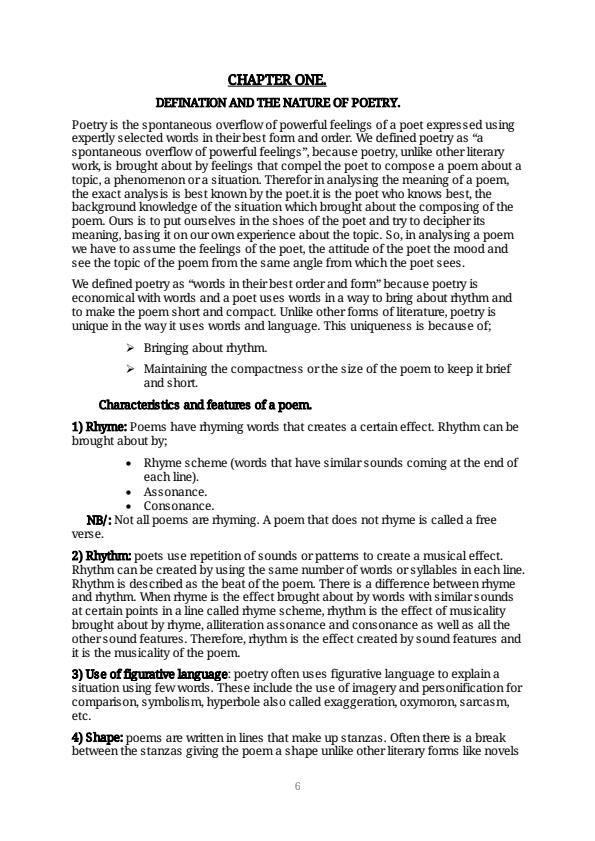 Page 3 – Simplified Poetry Study Guide for Form 1 to Form 4 – Kenyaplex