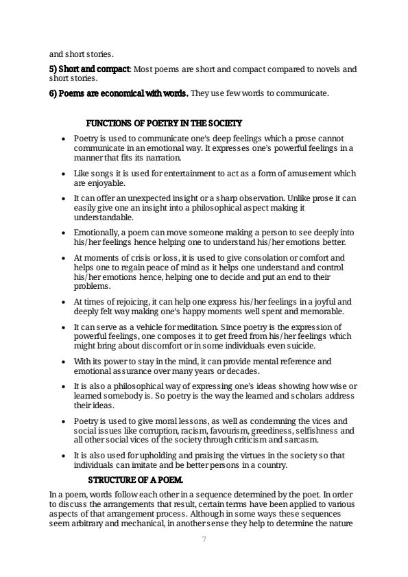 Page 4 – Simplified Poetry Study Guide for Form 1 to Form 4 – Kenyaplex