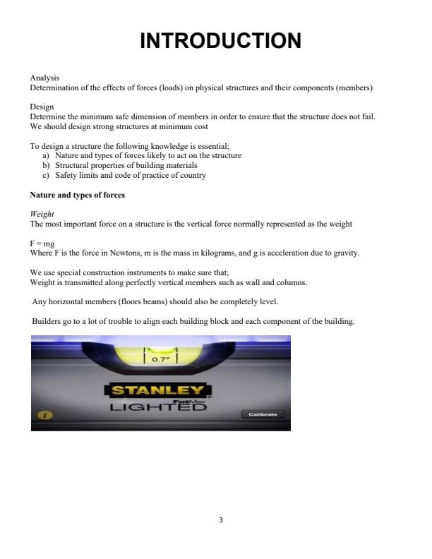 Page 3 – AEB 202: Structures and Materials Notes – Kenyaplex