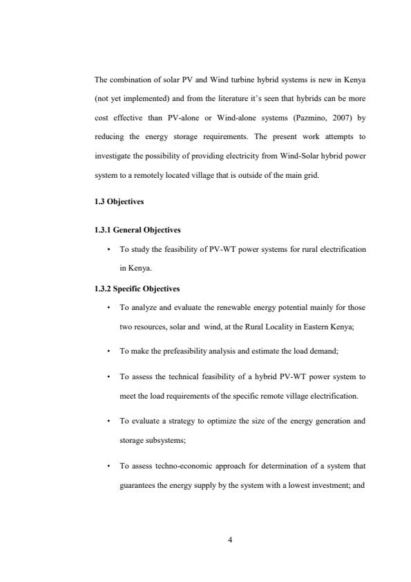 Page 4 – Fused WT Generator and PV Power Supply System in Arid Areas – Kenyaplex
