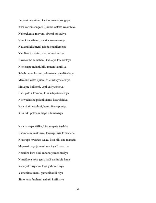 Page 1 – Shairi La Mahaba – Kenyaplex