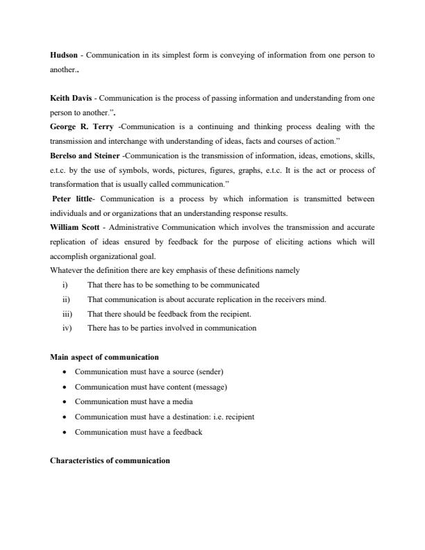 Page 2 – HRD 2101: Communication Skills Notes – Kenyaplex