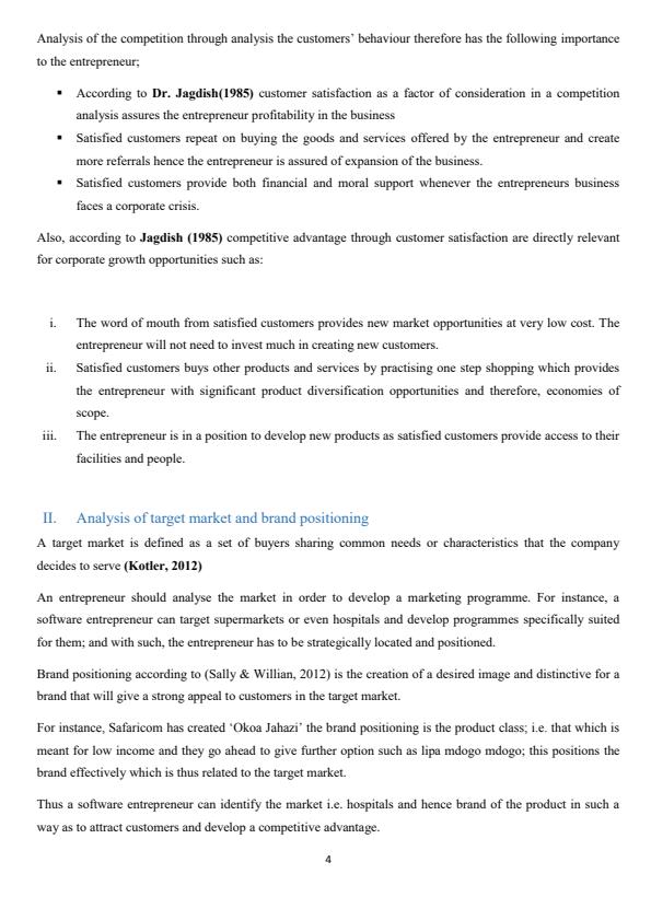 Page 4 – BUSS 221: Fundamentals of Entrepreneurship – Kenyaplex