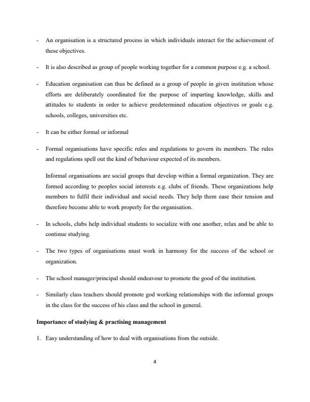 Page 4 – PAC 411: Educational Management Notes – Kenyaplex