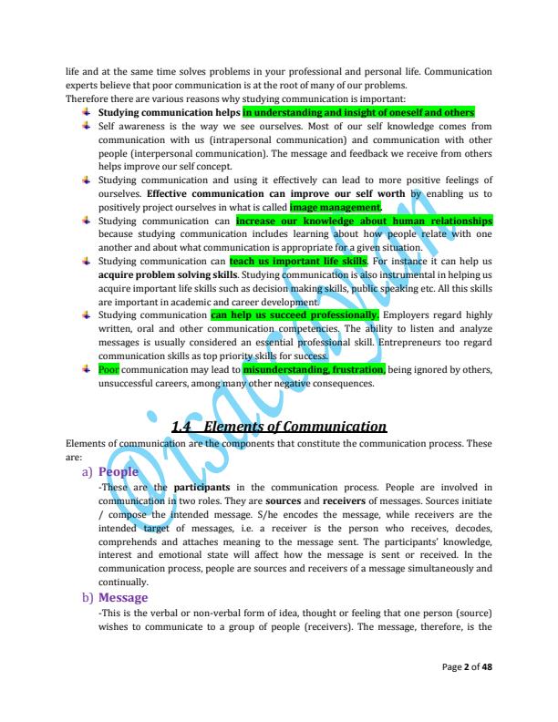 Page 2 – Egerton University Communication Skills Notes COMM III – Kenyaplex