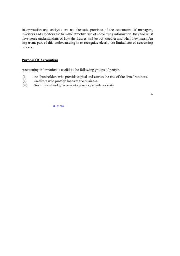 Page 4 – CAC 100: Fundamentals of Accounting 1 Notes – Kenyaplex