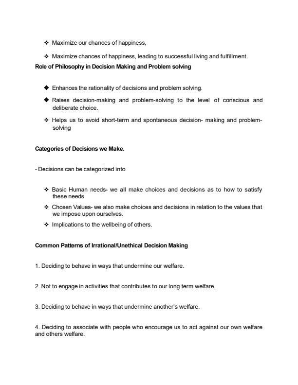 Page 1 – Kenyatta University UCU 103: Critical and Creative Thinking Notes – Kenyaplex