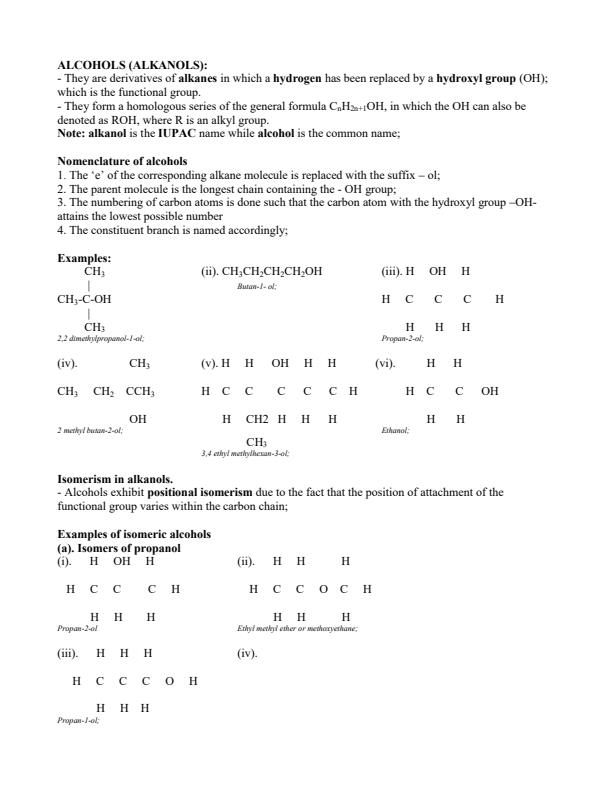 Page 2 – Detailed Form 3 Chemistry Notes – Kenyaplex