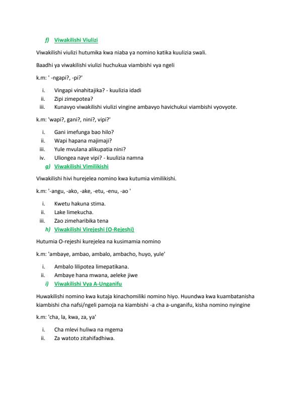 Page 4 – Kiswahili Lugha Notes Form 1 to Form 4 – Kenyaplex
