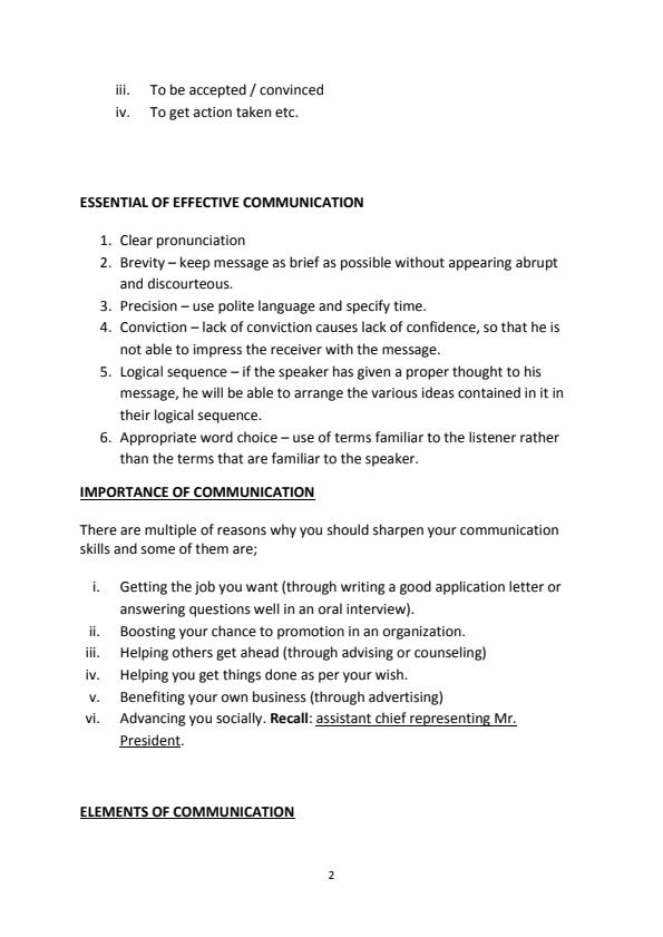 Page 2 – Certificate in Information and Technology: Communication Notes – Kenyaplex