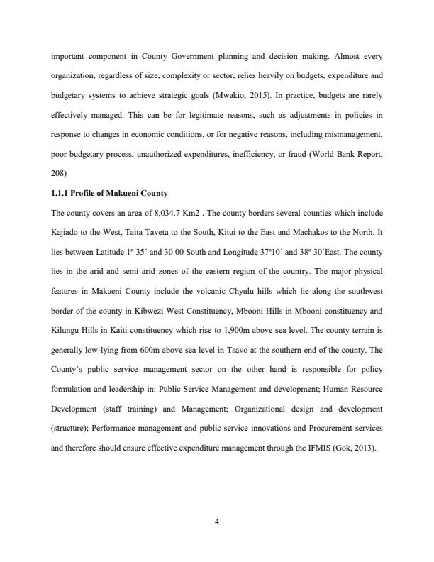 Page 4 – The impact of integrated financial management information system on expenditure control among county governments in Kenya – Kenyaplex
