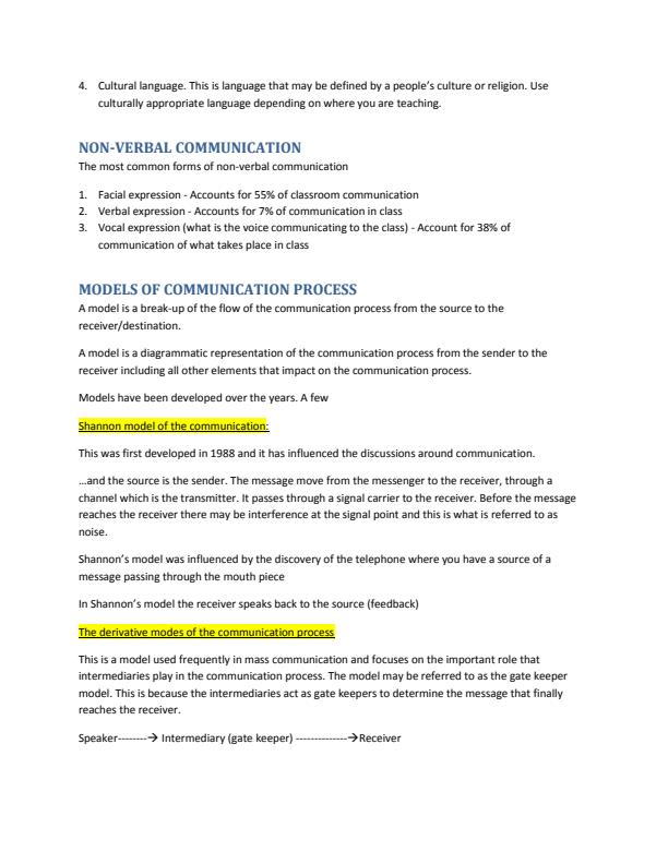 Page 2 – ECT 211: Education Media and Resources Notes – Kenyaplex