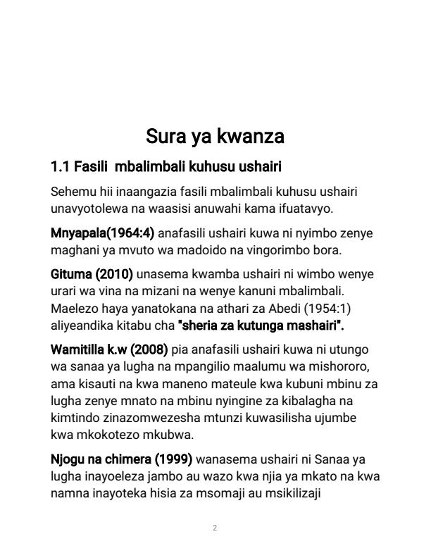 Page 2 – Mwongozo na Uchambuzi wa Ushairi – Kenyaplex