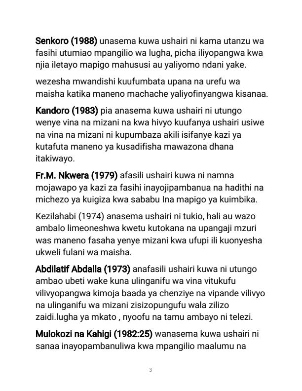 Page 3 – Mwongozo na Uchambuzi wa Ushairi – Kenyaplex