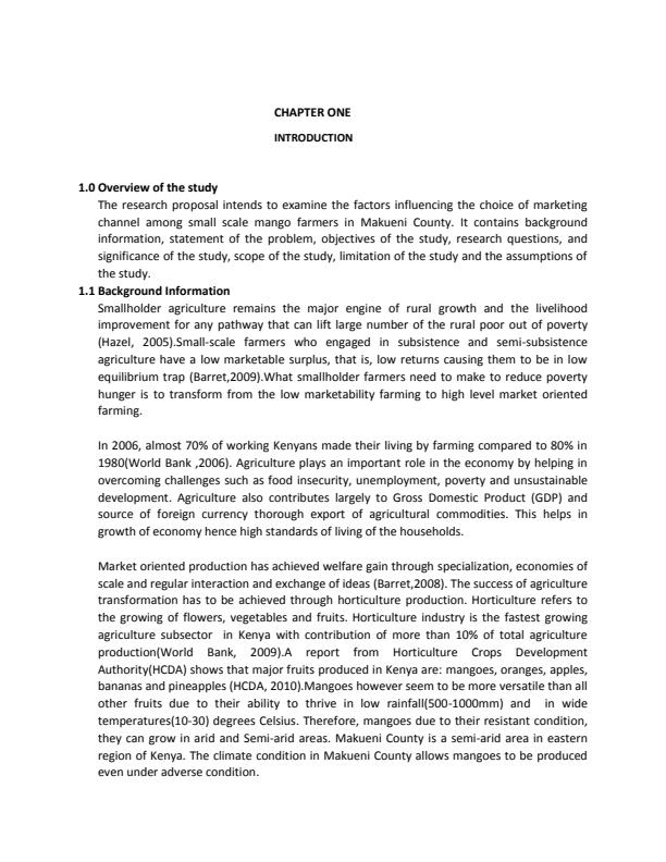 Page 1 – AGR 411 Research Project Proposal – Kenyaplex
