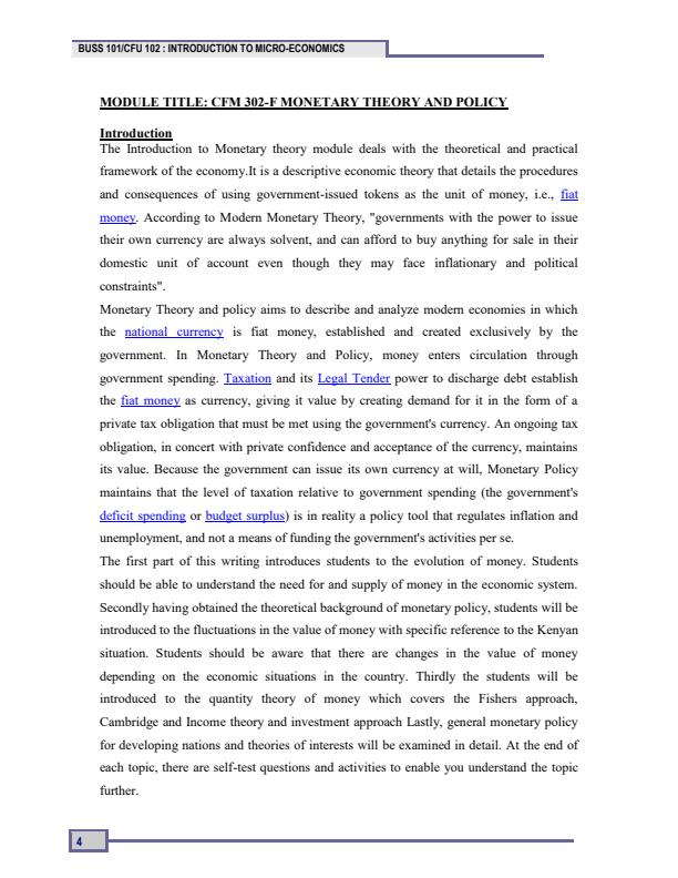 Page 3 – CFM 302: Monetary Theory and Policy Notes – Kenyaplex