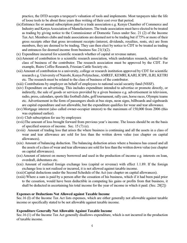 Page 4 – CFM 300: Advanced Taxation Notes – Kenyaplex