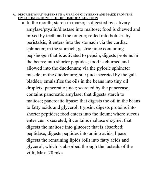 Page 1 – Biology Revision Essay Questions and Answers For Secondary Syllabus – Kenyaplex