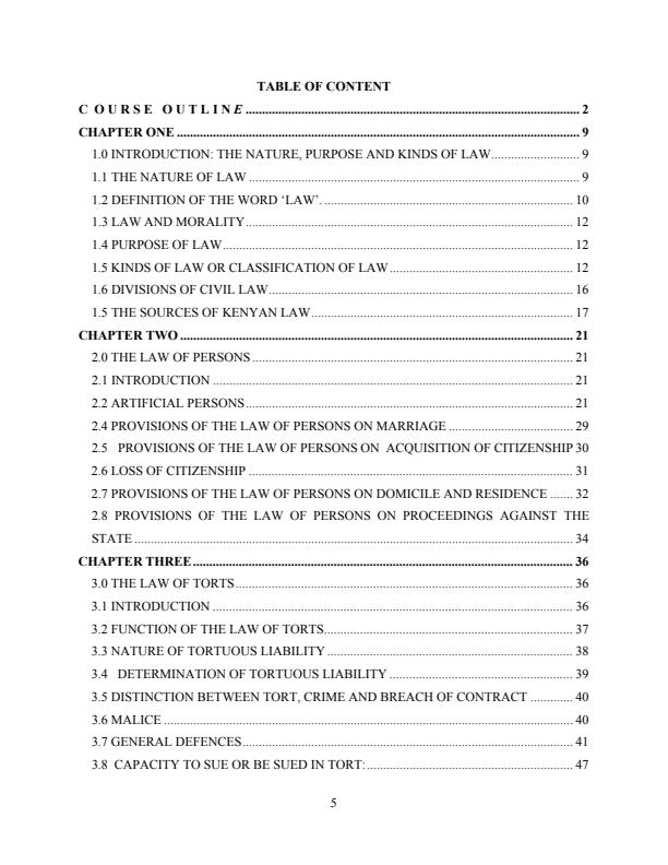 Page 4 – BBM 123: Business Law Notes – Kenyaplex