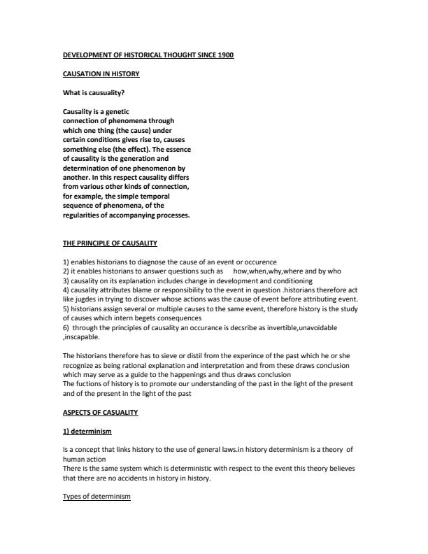 Page 1 – HIS 320 Development of Historical Thoughts Since 1900 Notes for Moi University – Kenyaplex