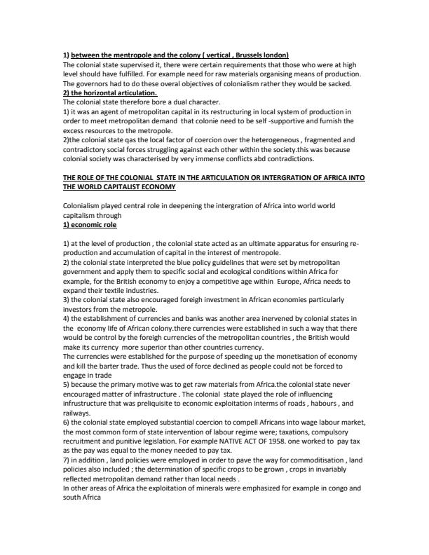 Page 2 – HIS 326: African Economic History Since 1900 Notes for Moi University – Kenyaplex