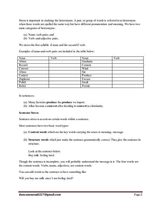 Page 2 – Comprehensive and simplified form 3 English and literature Notes – Kenyaplex