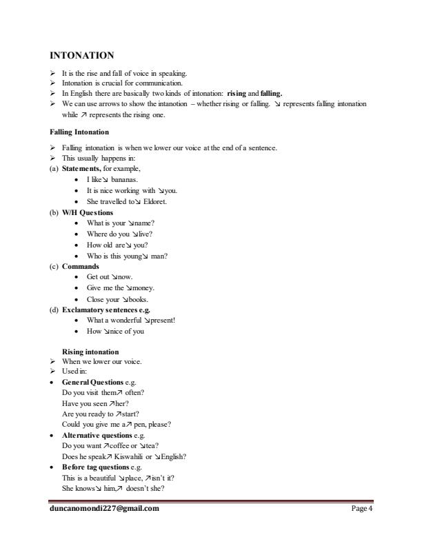 Page 4 – Comprehensive and simplified form 3 English and literature Notes – Kenyaplex