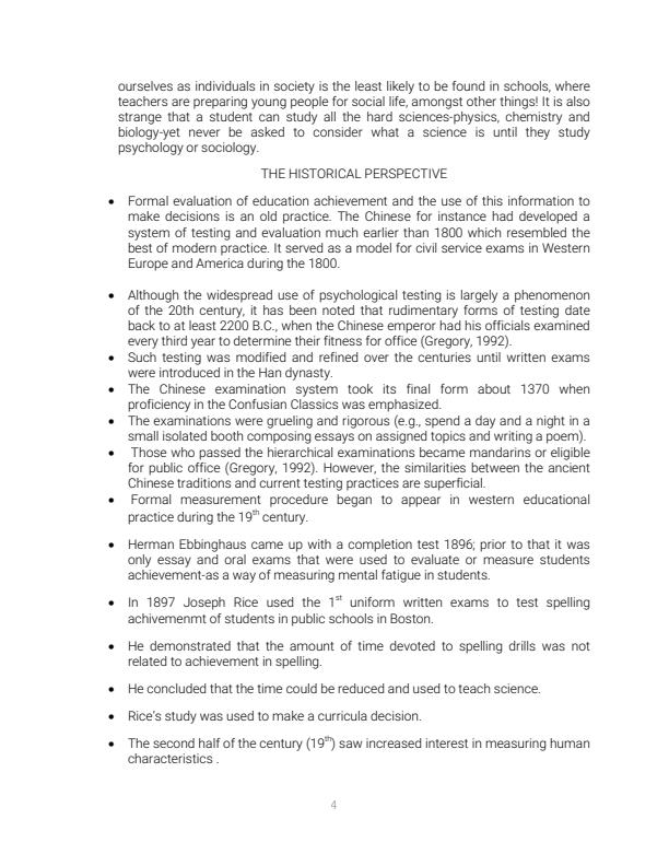 Page 4 – PSY 311: Measurement and Evaluation Notes – Kenyaplex