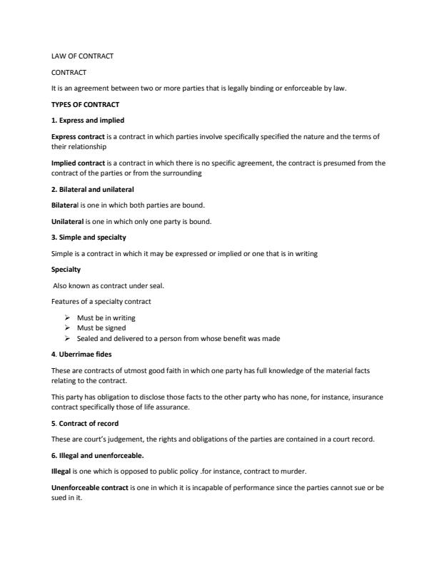 Page 1 – HBT 2203: Commercial Law Notes – Kenyaplex