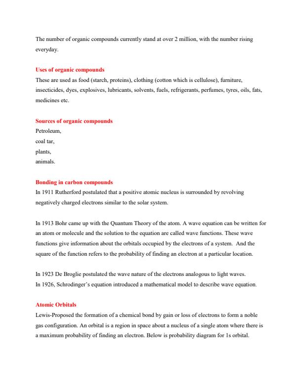 Page 2 – Sch 102: Organic Chemistry Notes – Kenyaplex