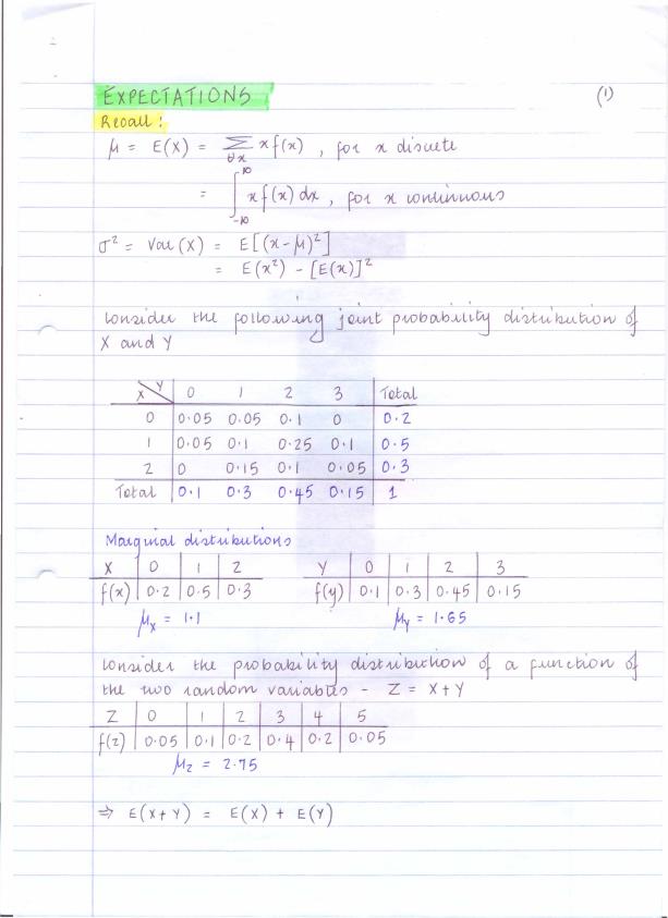 Page 1 – MAS 102: Probability and Distribution Notes – Kenyaplex