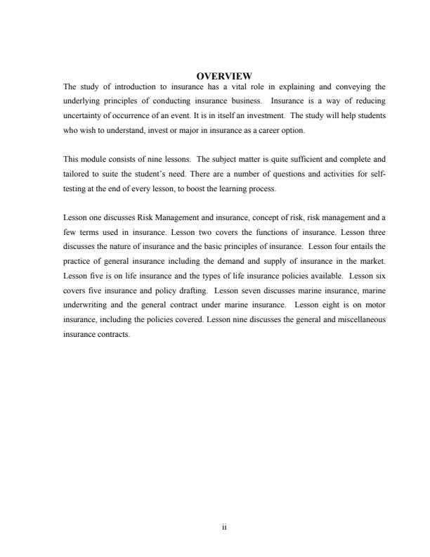 Page 1 – BMS 101: Introduction to Insurance Notes – Kenyaplex