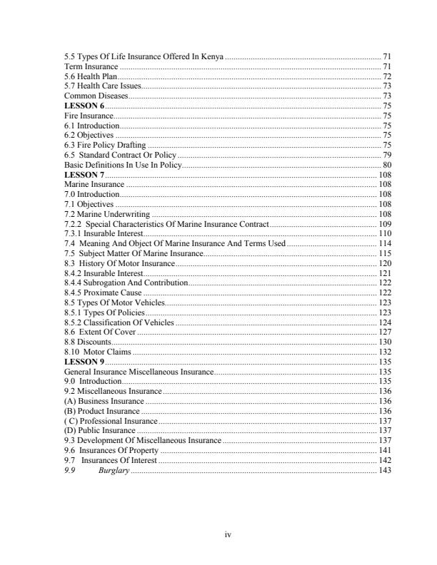 Page 3 – BMS 101: Introduction to Insurance Notes – Kenyaplex