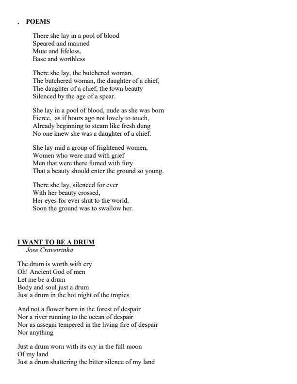 Page 1 – Sample Poems - Poetry – Kenyaplex