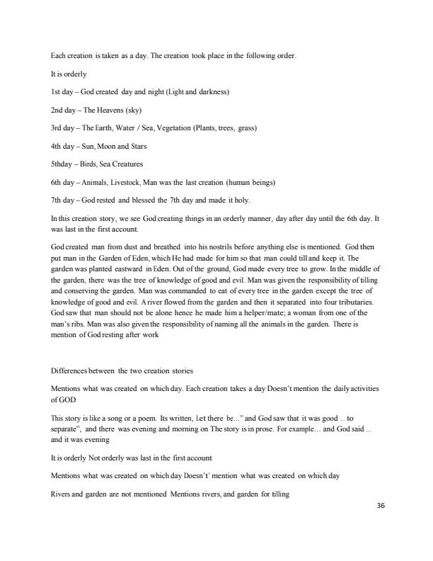 Page 1 – CRE Secondary Form One Notes  – Kenyaplex