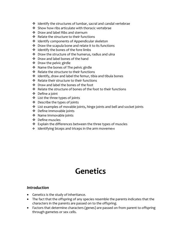 Page 4 – Comprehensive Form Four Biology Notes – Kenyaplex