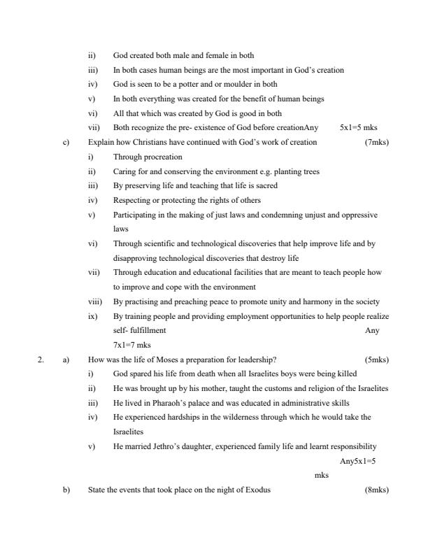 Page 3 – CRE Paper 1 Revision Booklet – Kenyaplex