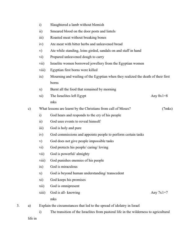 Page 4 – CRE Paper 1 Revision Booklet – Kenyaplex