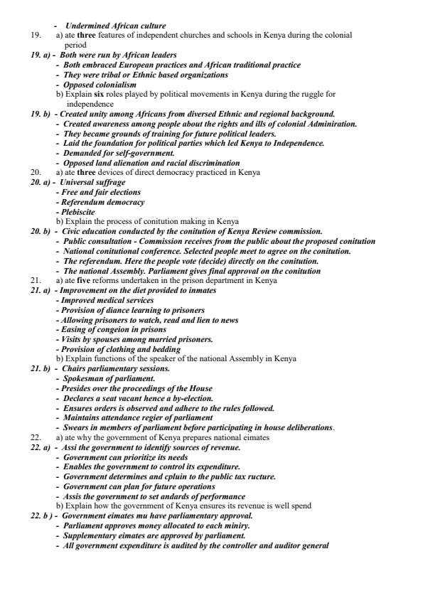 Page 3 – History Revision Booklet Form 1 to Form 4 – Kenyaplex