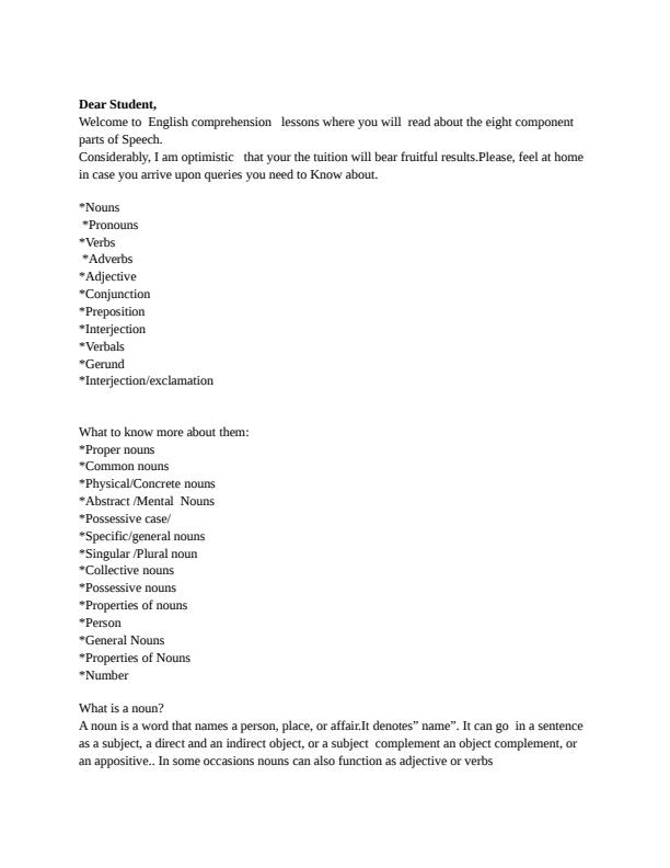 Page 1 – English Grammar skills From Form 1, 2, 3 and 4. Comprehensive Notes – Kenyaplex