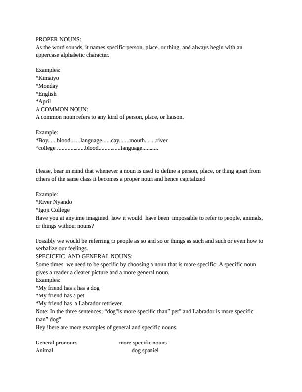 Page 2 – English Grammar skills From Form 1, 2, 3 and 4. Comprehensive Notes – Kenyaplex