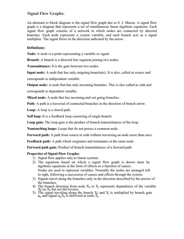 Page 1 – BSEE 4302: Control System Notes 3rd Year – Kenyaplex