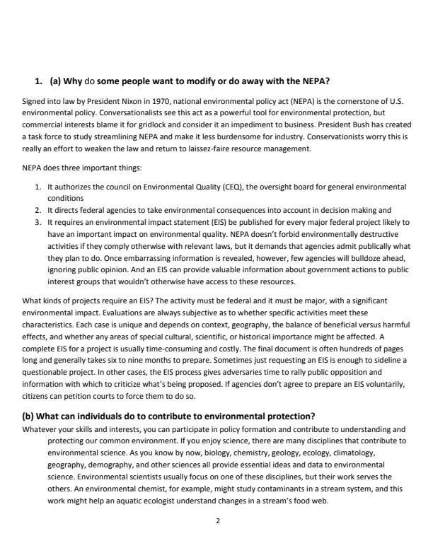 Page 1 – TOHM 482: Conservation Policy and Law Notes – Kenyaplex